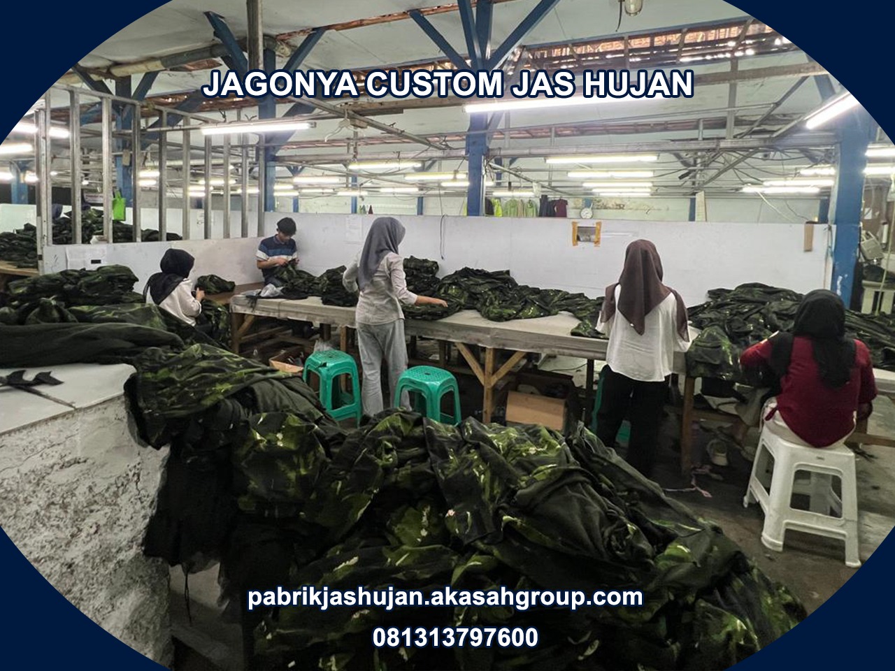 081313797600 Pabrik Konveksi Pusat Jasa Pembuatan Jas Hujan Custom Terpercaya Berpengalaman Harga Murah Kualitas Bagus Setelan Jubah Ponco 6